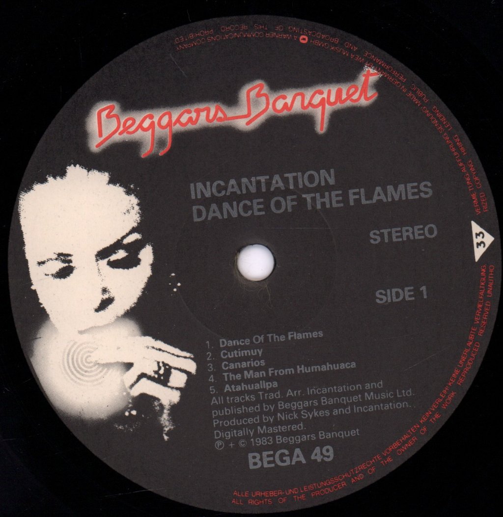 Incantation - Dance Of The Flames - Lp