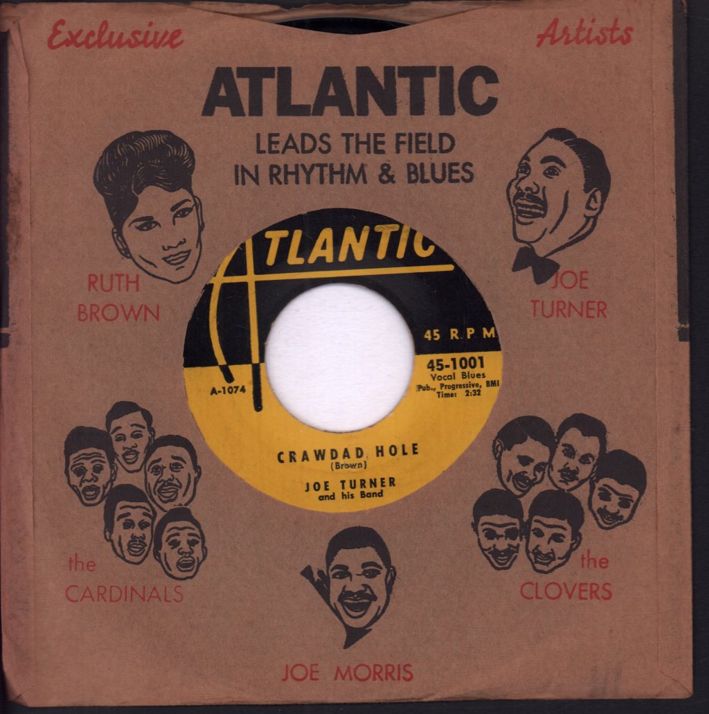 Joe Turner And His Band - Honey Hush / Crawdad Hole - 7 Inch