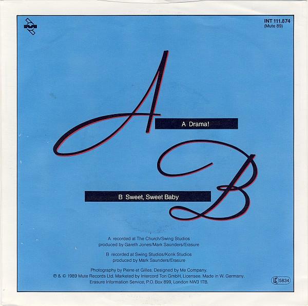 Erasure - Drama! - 7 Inch
