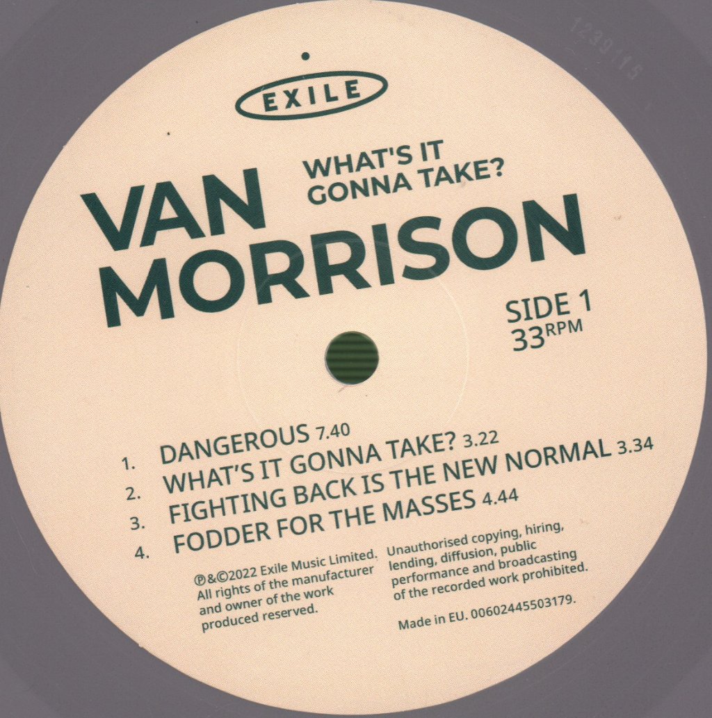 Van Morrison - What's It Gonna Take? - Double Lp