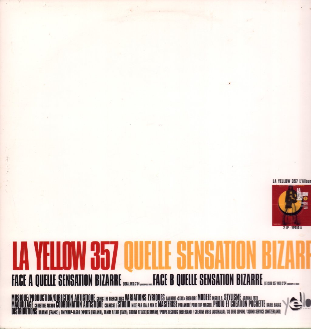 La Yellow 357 - Quelle Sensation Bizarre - 12 Inch