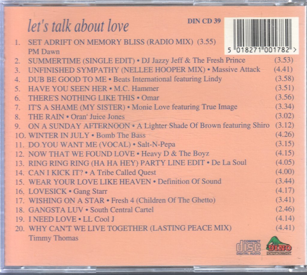 Various Artists - Let's Talk About Love - Cd