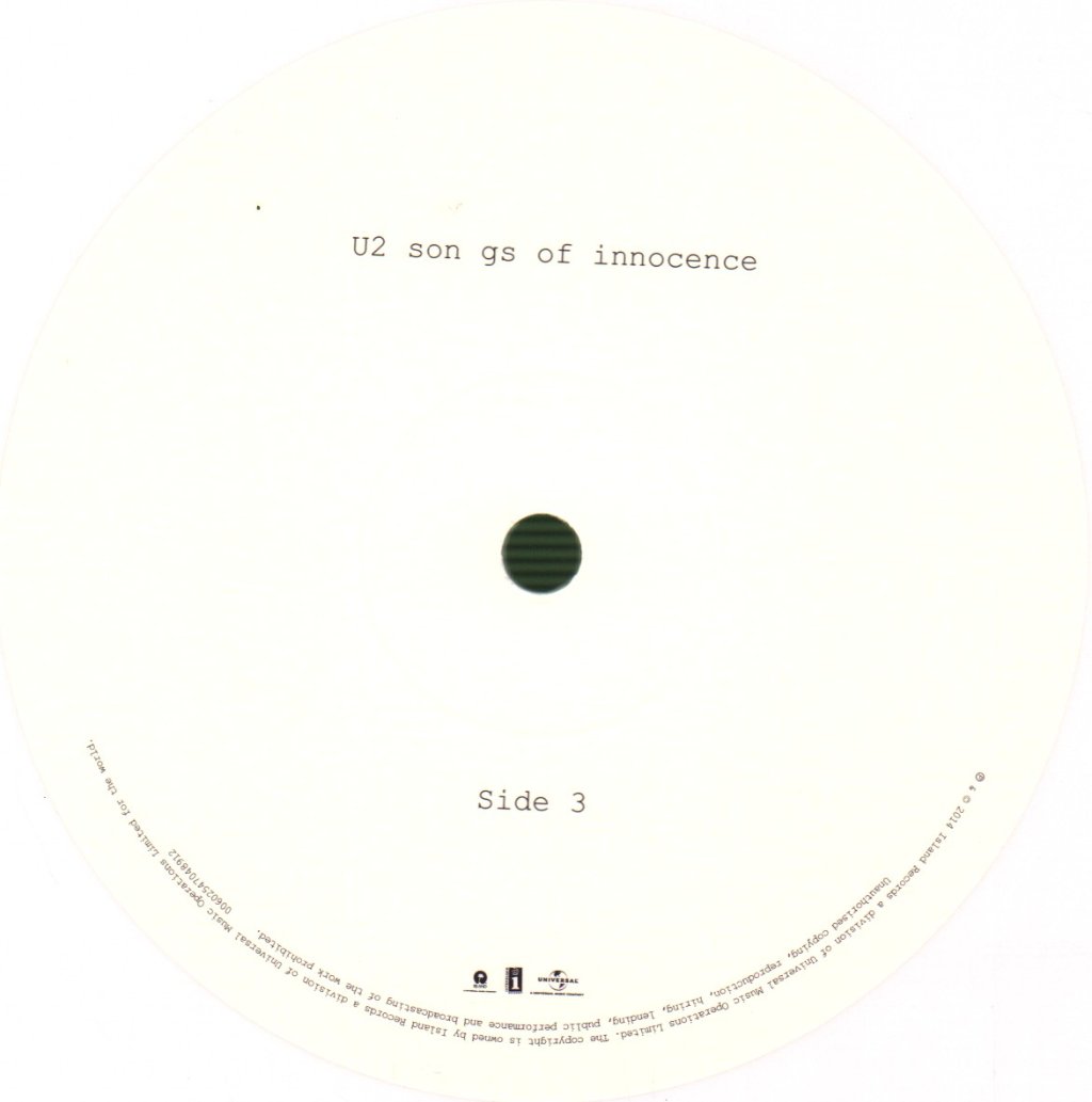 U2 - Songs Of Innocence - Double Lp