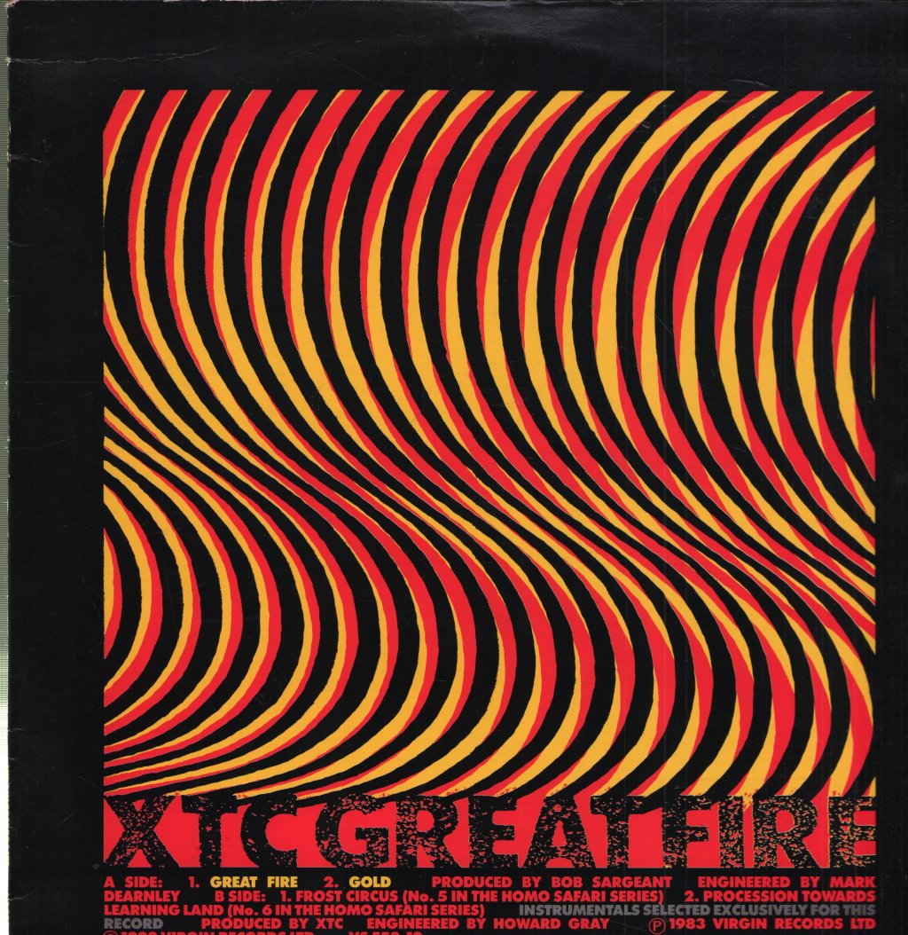 XTC - Great Fire - 12 Inch