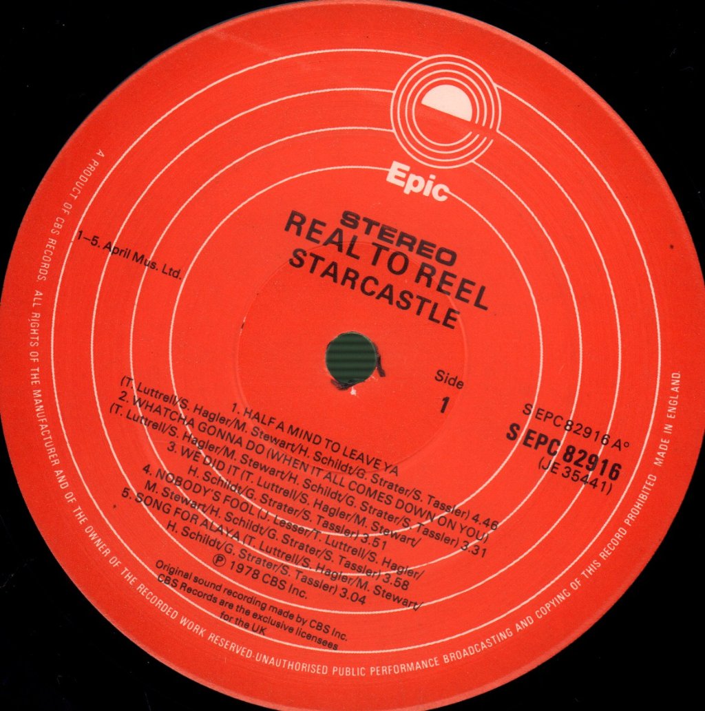 Starcastle - Real To Reel - Lp