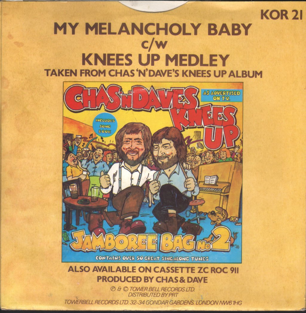 Chas And Dave - My Melancholy Baby - 7 Inch