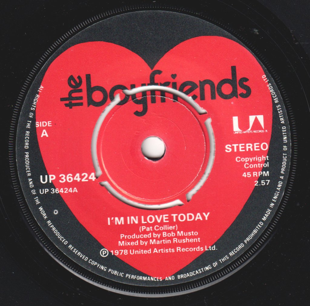 Boyfriends (70'S Group) - I'm In Love Today - 7 Inch