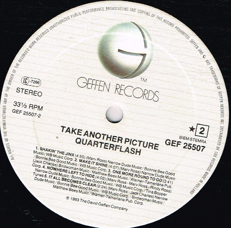 Quarterflash - Take Another Picture - Lp