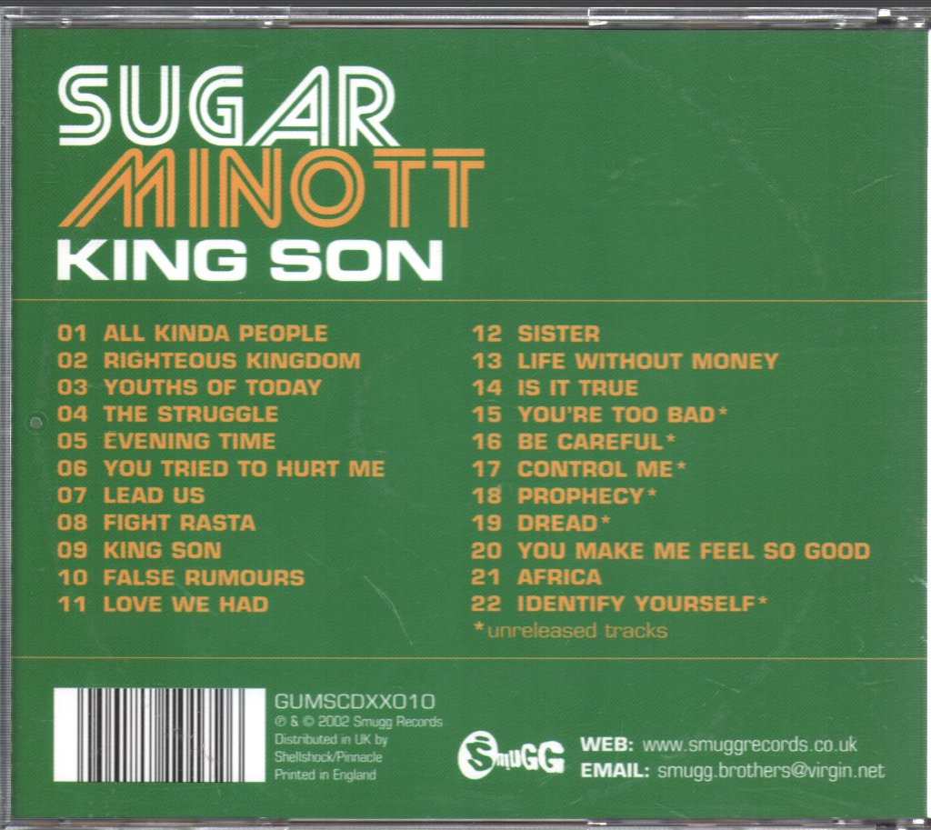 Sugar Minott - King Son - Cd
