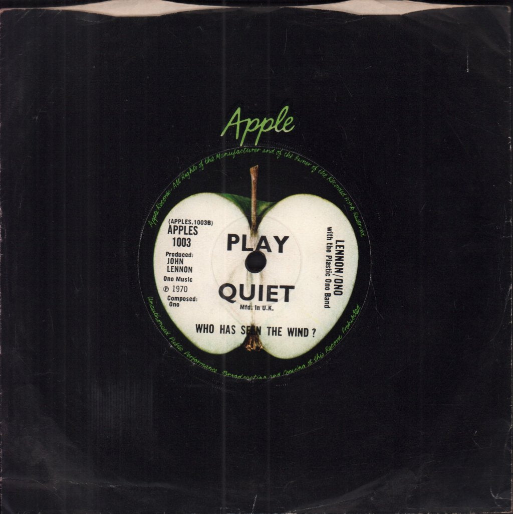 Lennon/Ono With The Plastic Ono Band - Instant Karma - 7 Inch