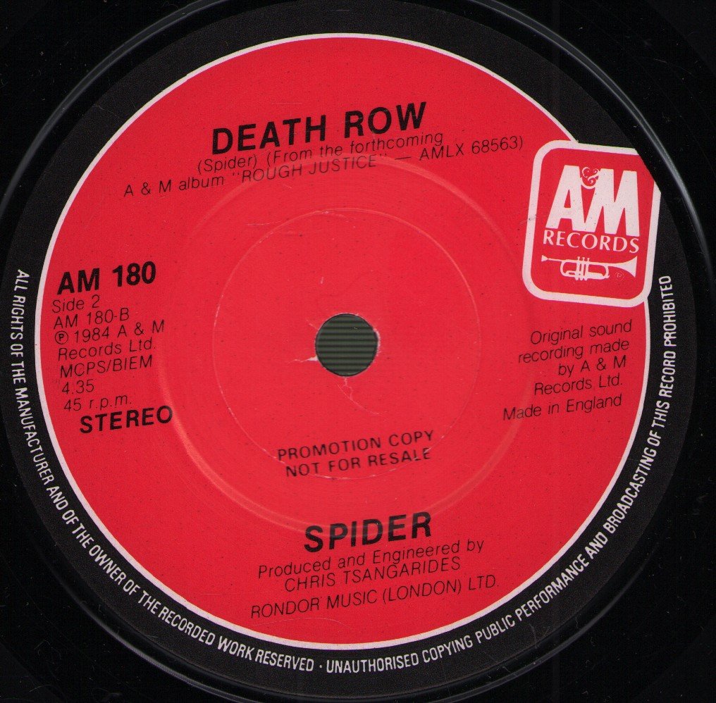 Spider (Rock/Nwobhm Group) - Here We Go Rock N Roll - 7 Inch