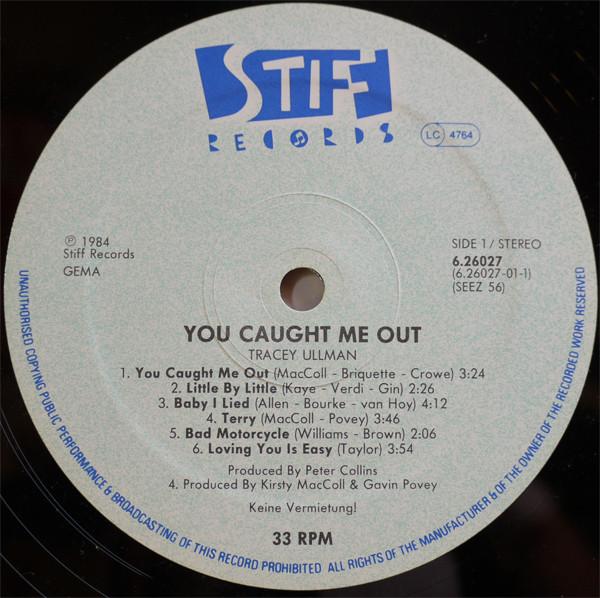 Tracey Ullman - You Caught Me Out - Lp