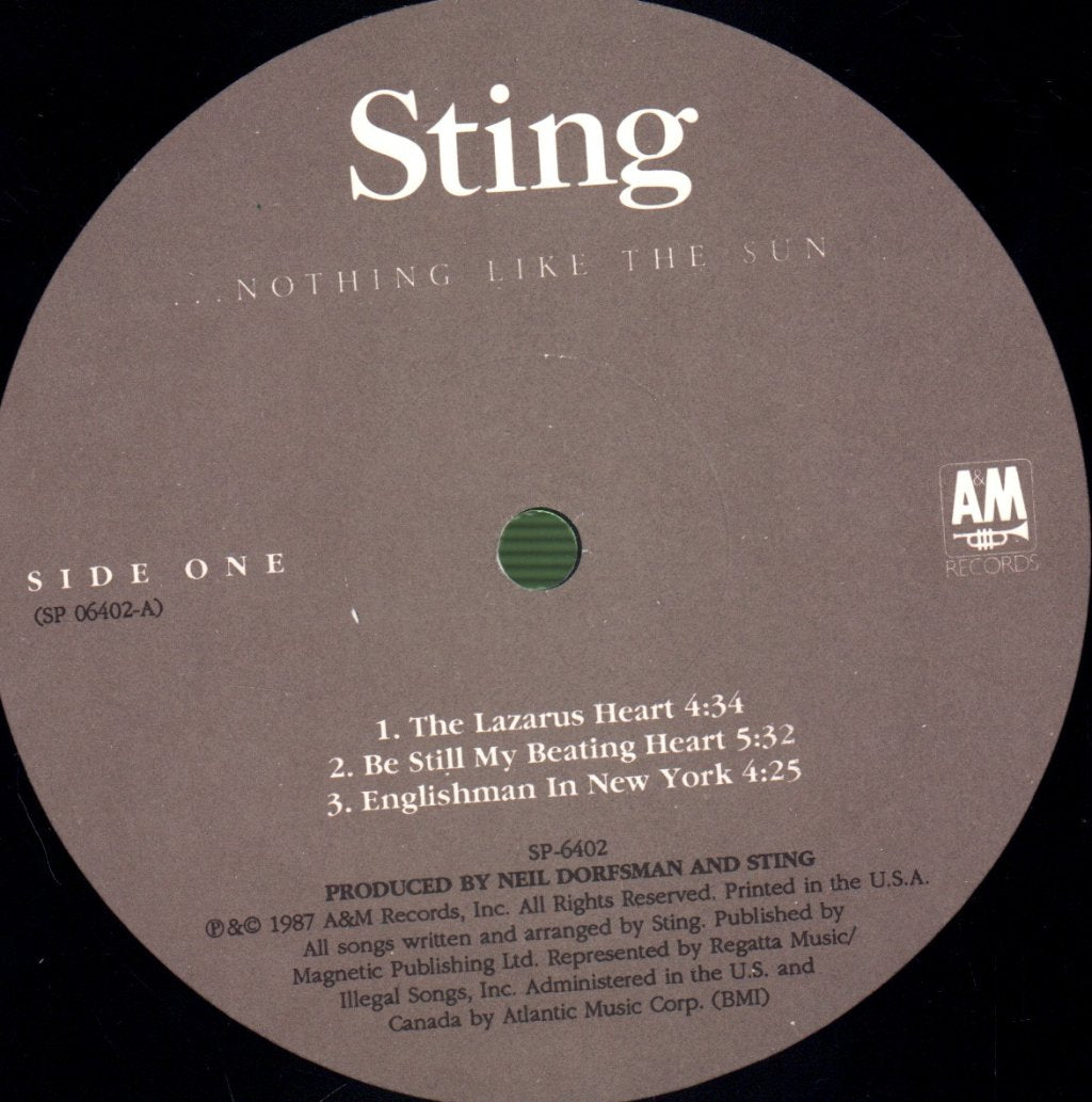 Sting - Nothing Like The Sun - Double Lp