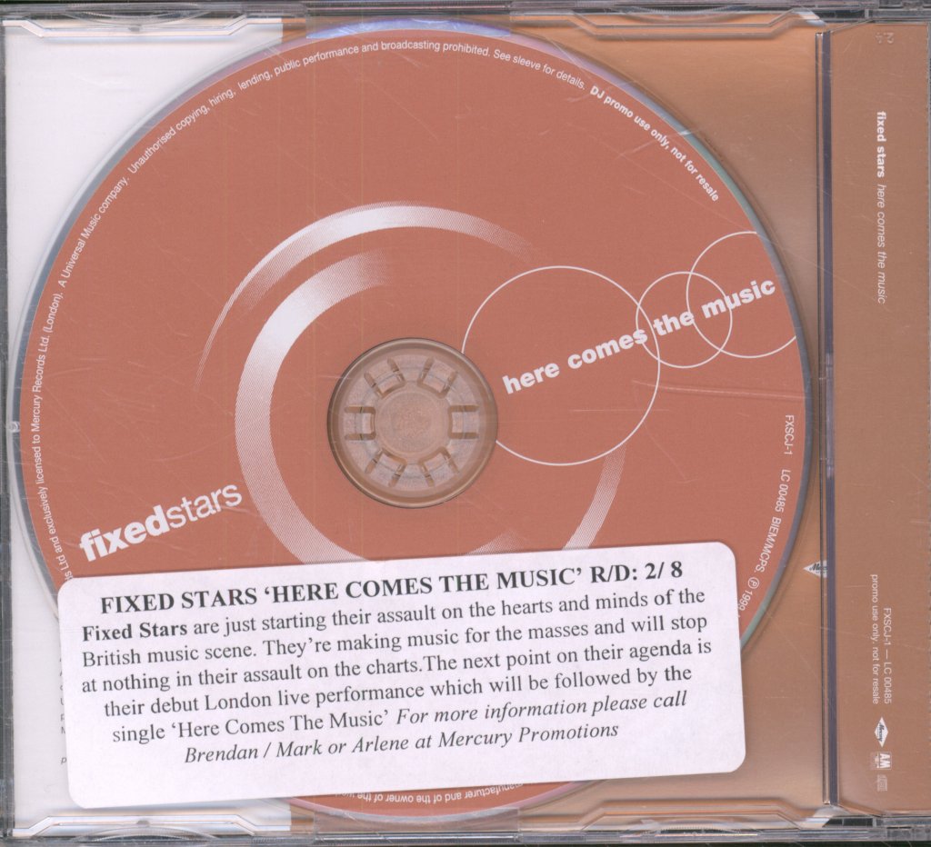 Fixed Stars - Here Comes The Music - Cd