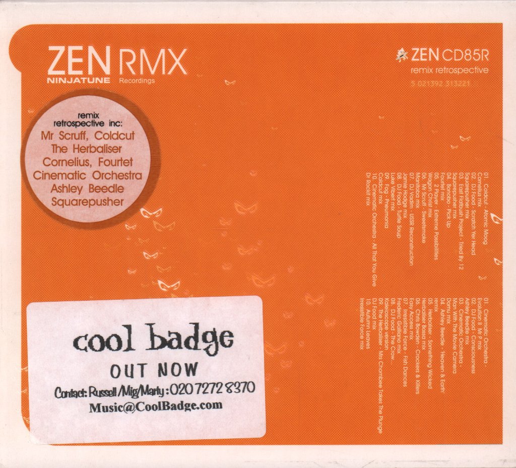 Various Artists - ZEN RMX - Remix Retrospective - Double Cd