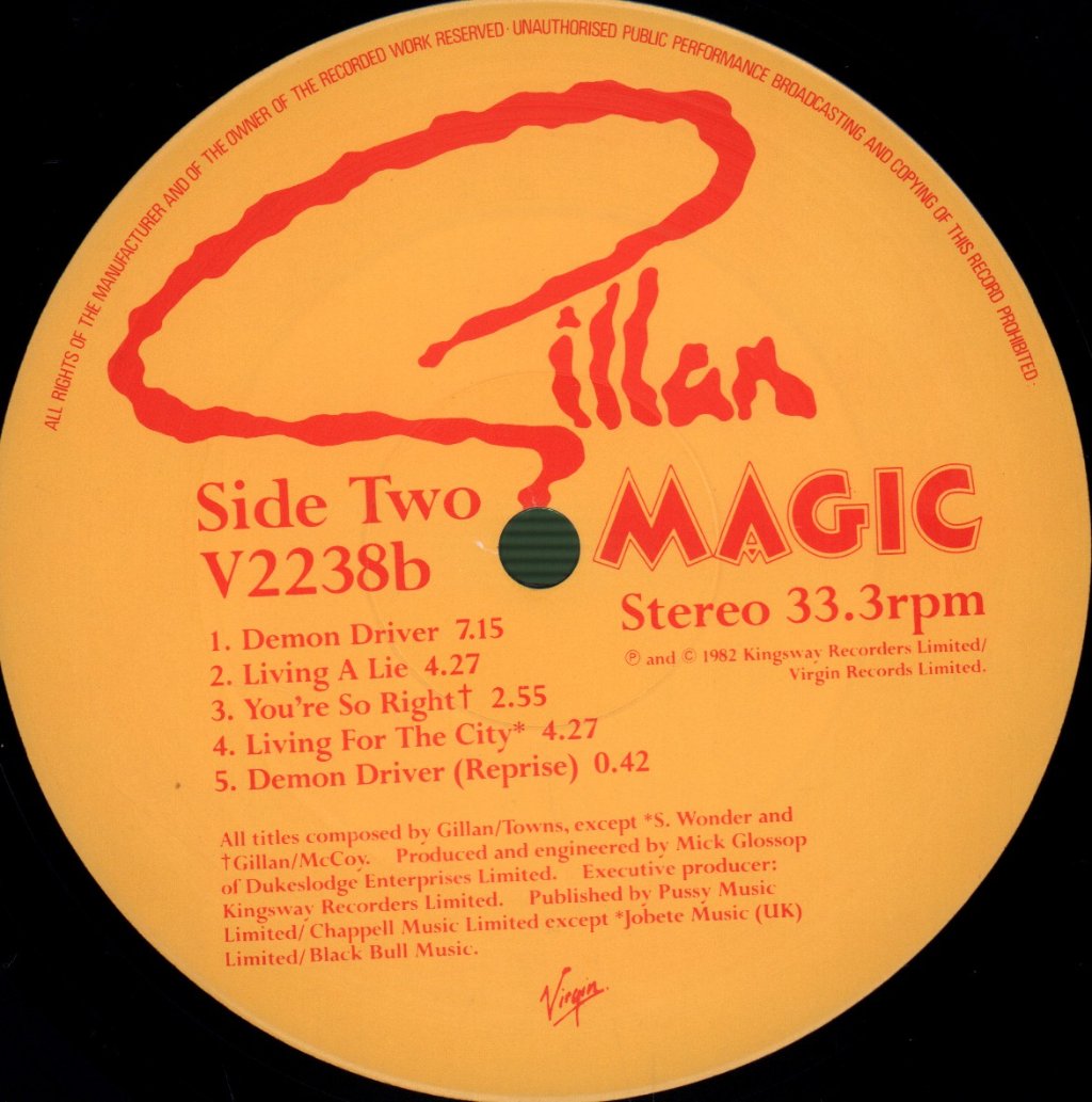 Gillan - Magic - Lp