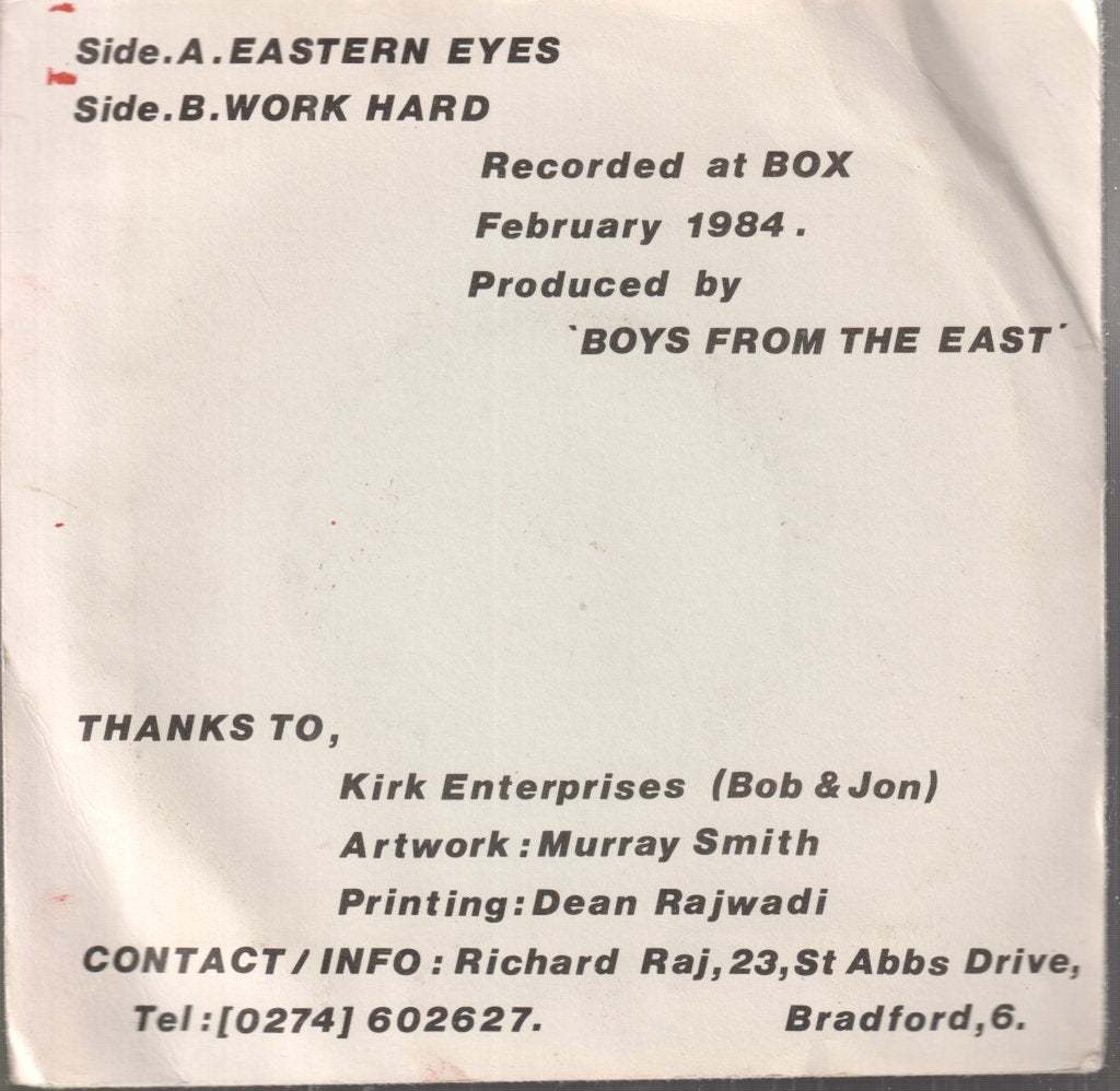 Boys From The East - Eastern Eyes - 7 Inch