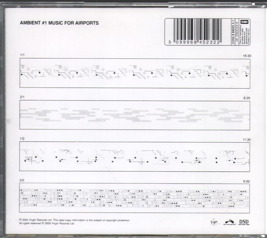 Brian Eno - Ambient 1 (Music For Airports) - Cd