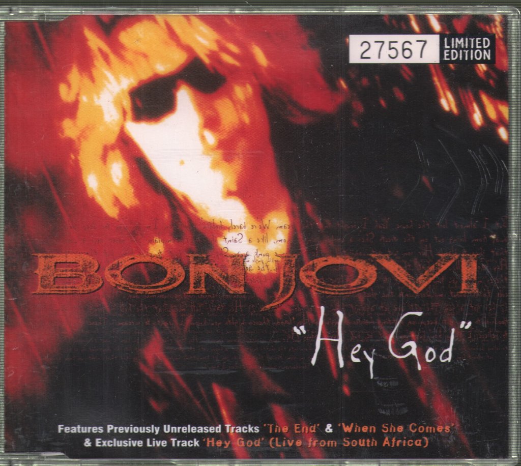 Bon Jovi - Hey God - Cd