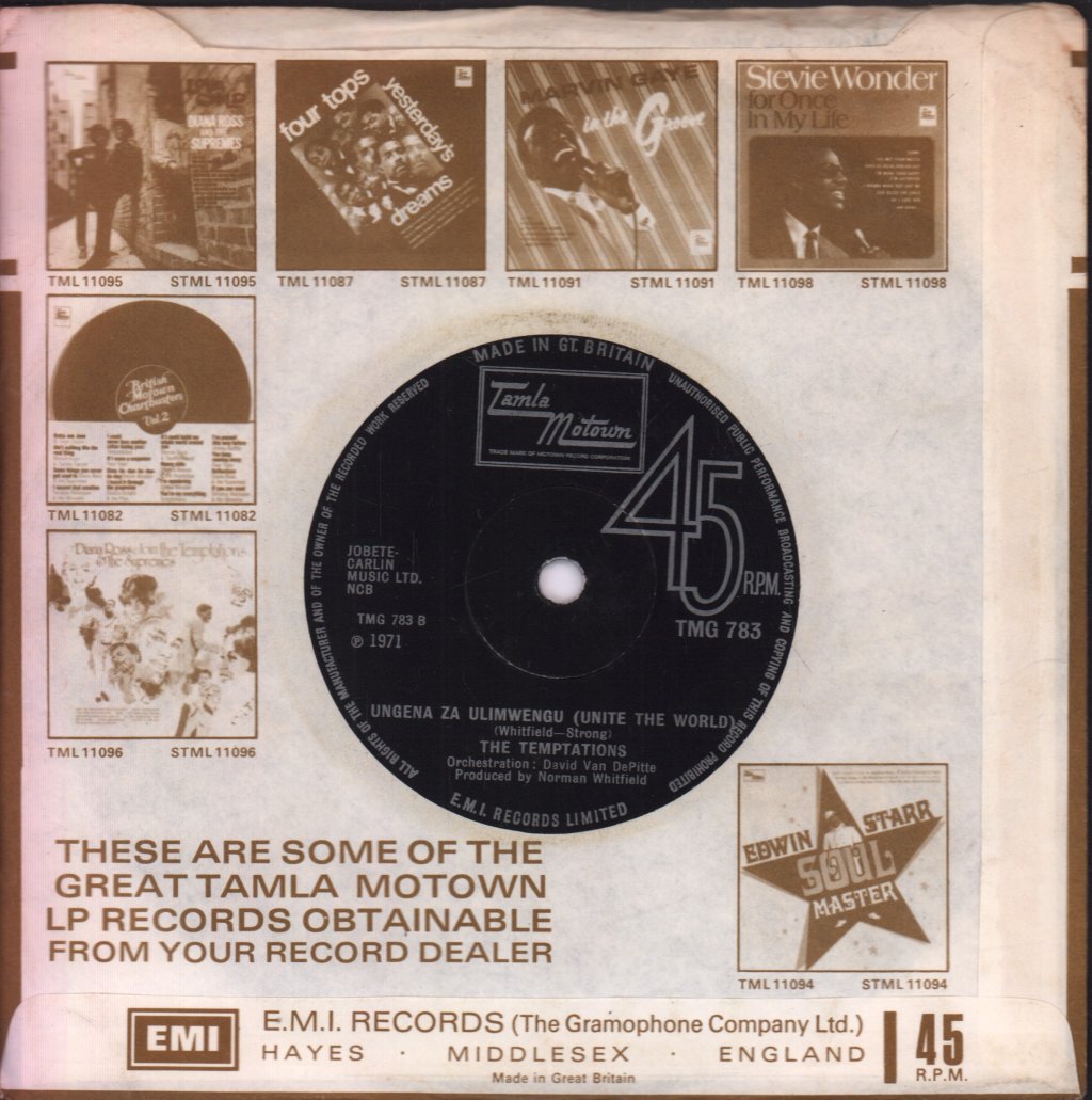 Temptations - It's Summer - 7 Inch