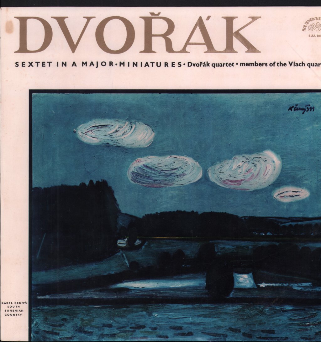 Dvorak Quartet / Members Of The Vlach Quartet - Dvorak - Sextet In A Major / Miniatures - Lp