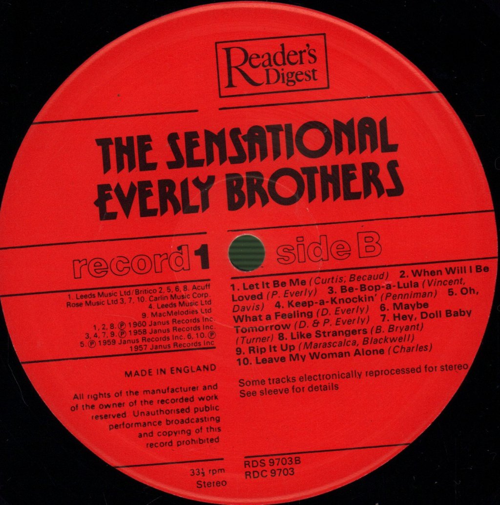 Everly Brothers - Sensational Everly Brothers - Double Lp