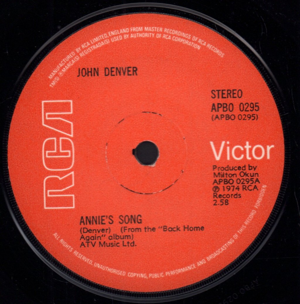 John Denver - Annie's Song - 7 Inch