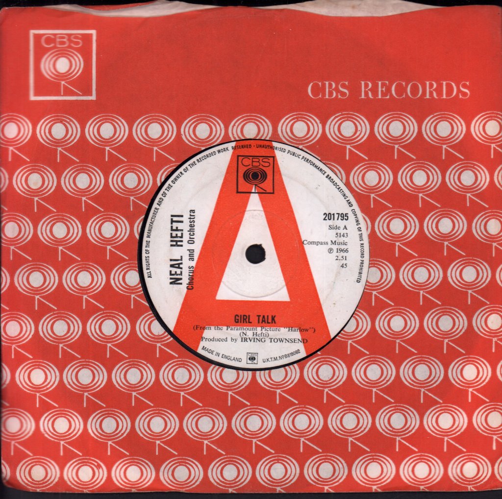 Neal Hefti - Girl Talk - 7 Inch