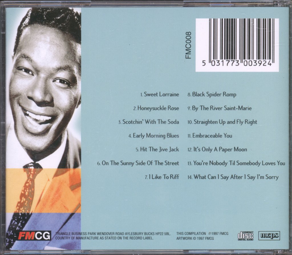 Nat King Cole - Embraceable You - Cd