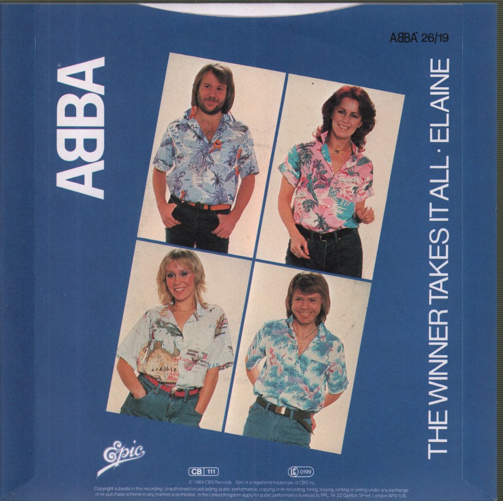 ABBA - Winner Takes It All - 7 Inch
