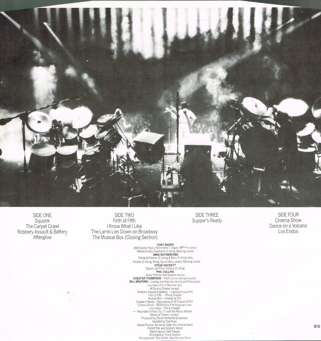 Genesis - Seconds Out - Double Lp
