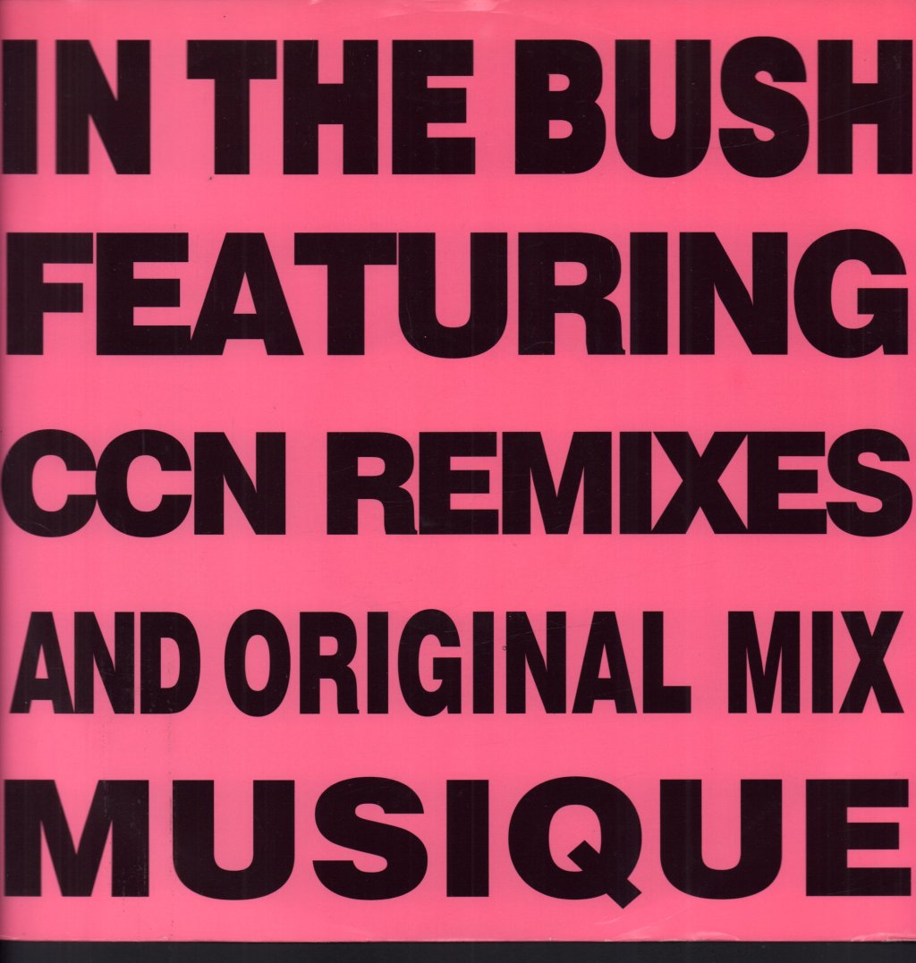 Musique - In The Bush - 12 Inch