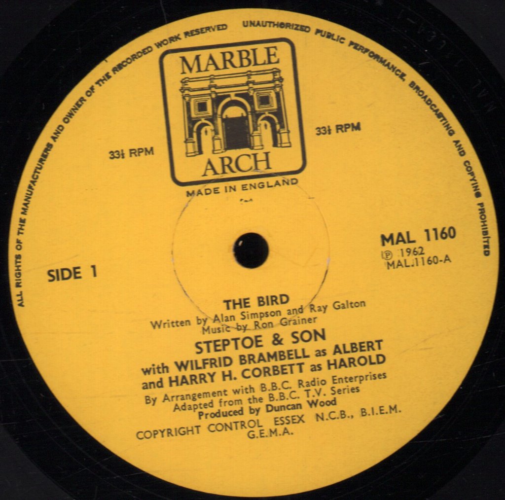 Wilfrid Brambell And Harry H. Corbett - Steptoe And Son - Lp