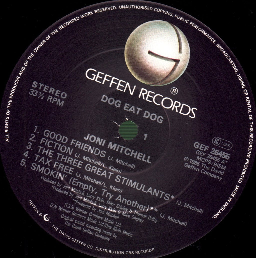 Joni Mitchell - Dog Eat Dog - Lp