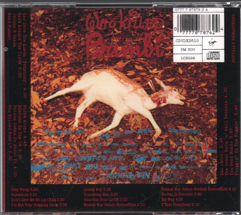 Sex Pistols - Great Rock 'N' Roll Swindle - Cd
