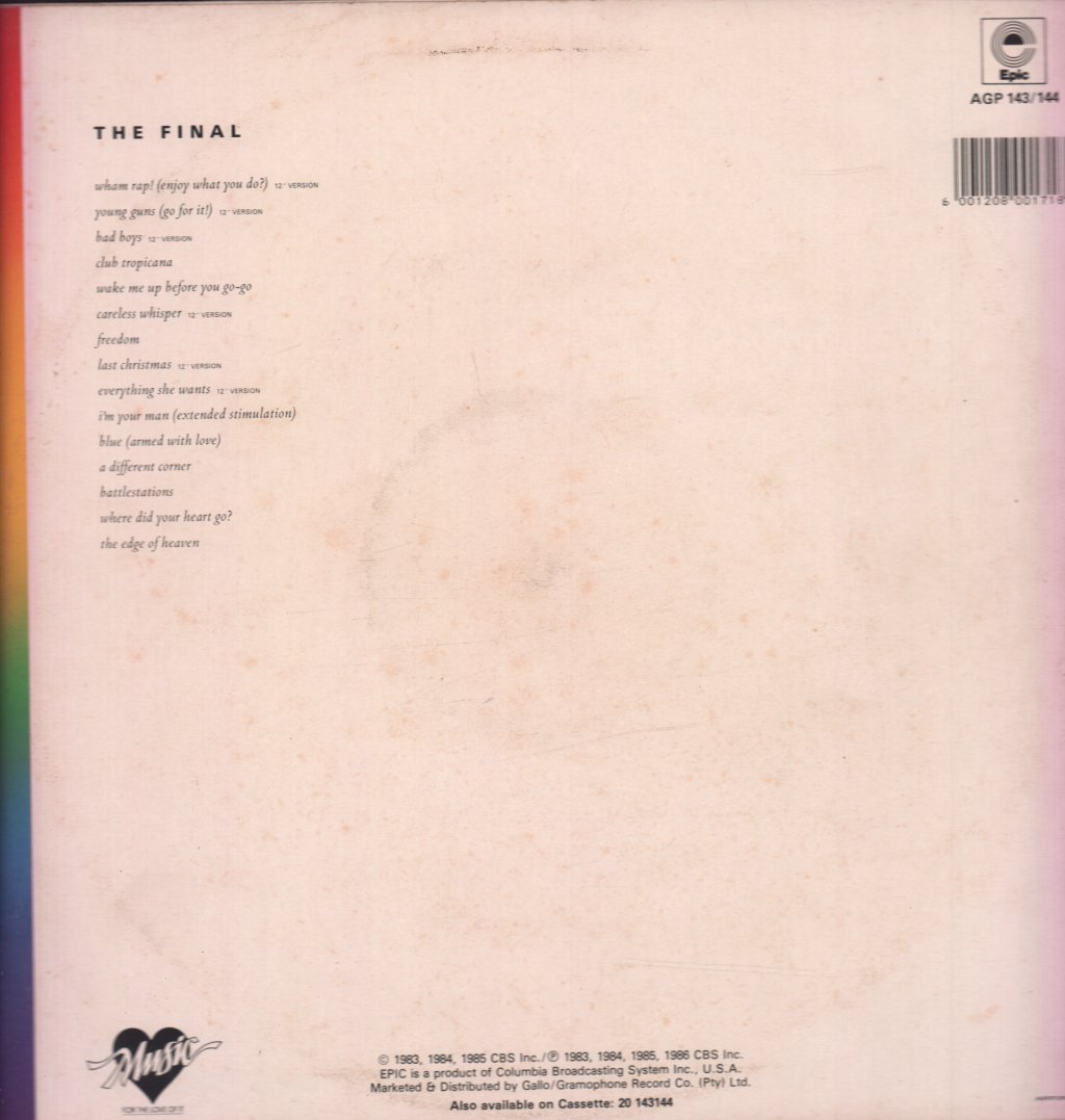 Wham - Final - Double Lp