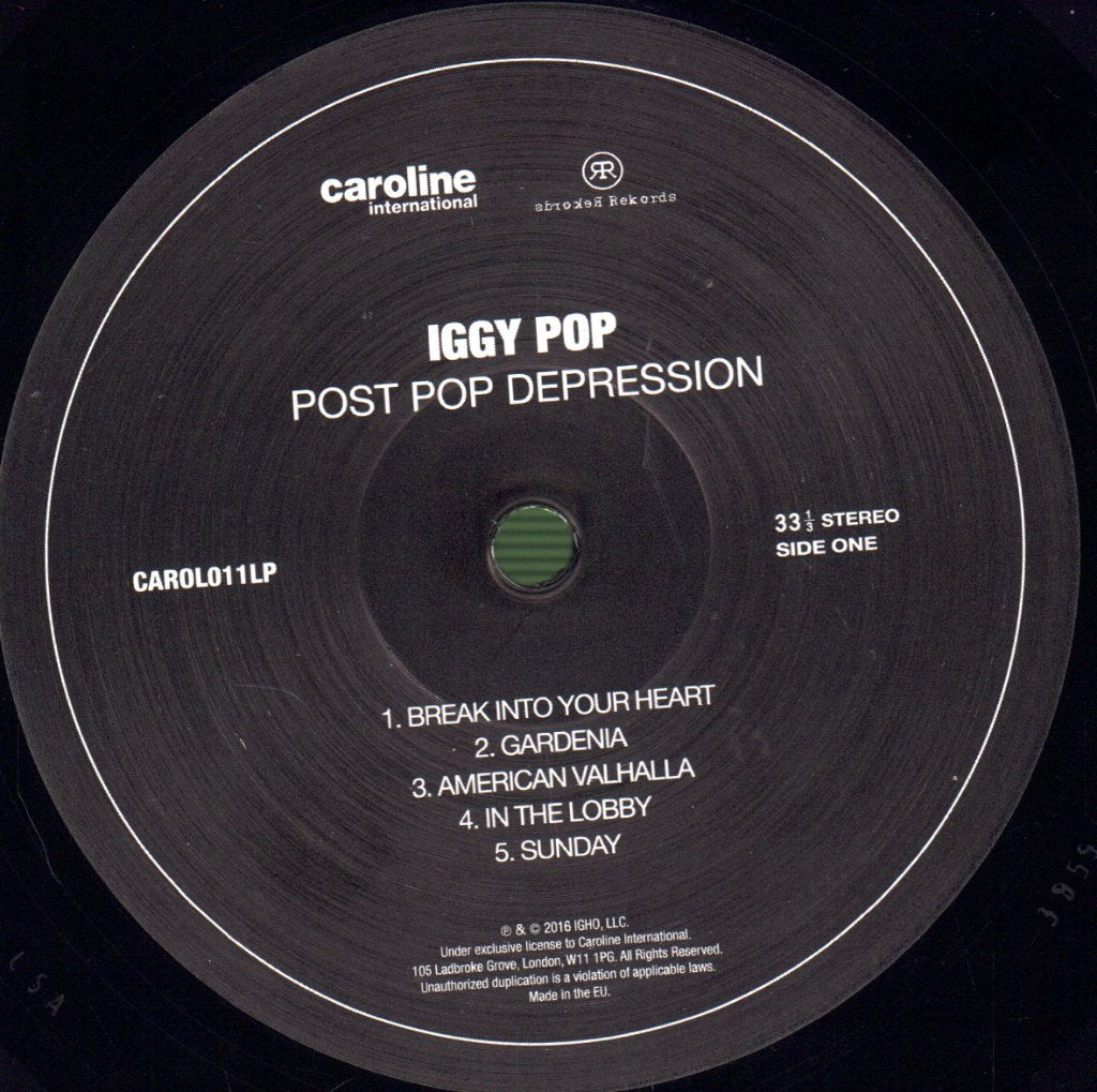 Iggy Pop - Post Pop Depression - Lp – Vinyl Tap