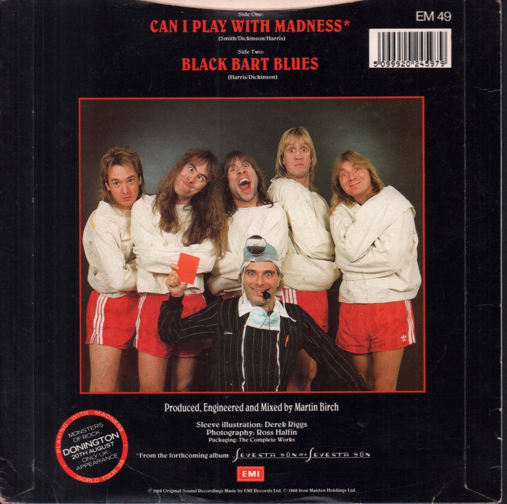 Iron Maiden - Can I Play With Madness - 7 Inch