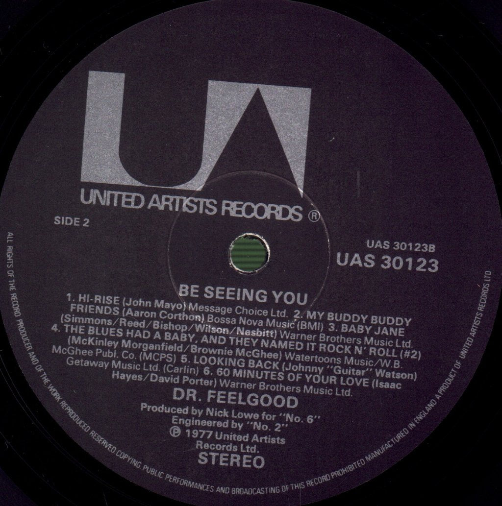 Dr. Feelgood - Be Seeing You - Lp