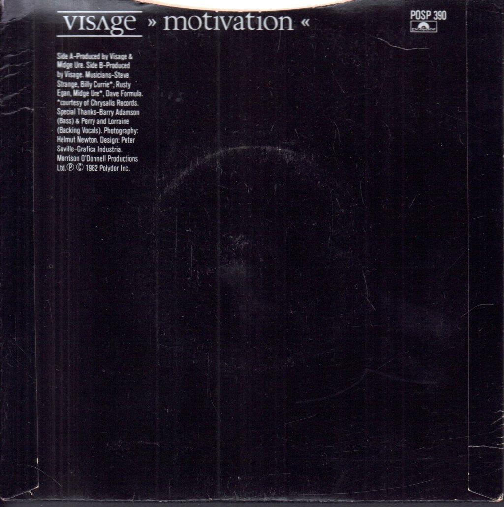 Visage - Damned Don't Cry - 7 Inch