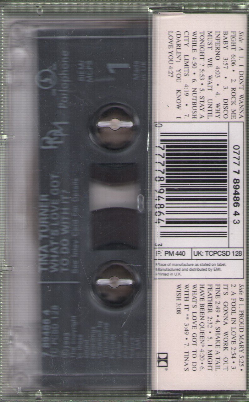 Tina Turner - What's Love Got To Do With It - Cassette