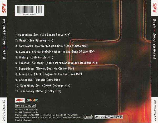 Bush (Alternative/Rock Group) - Deconstructed - Cd