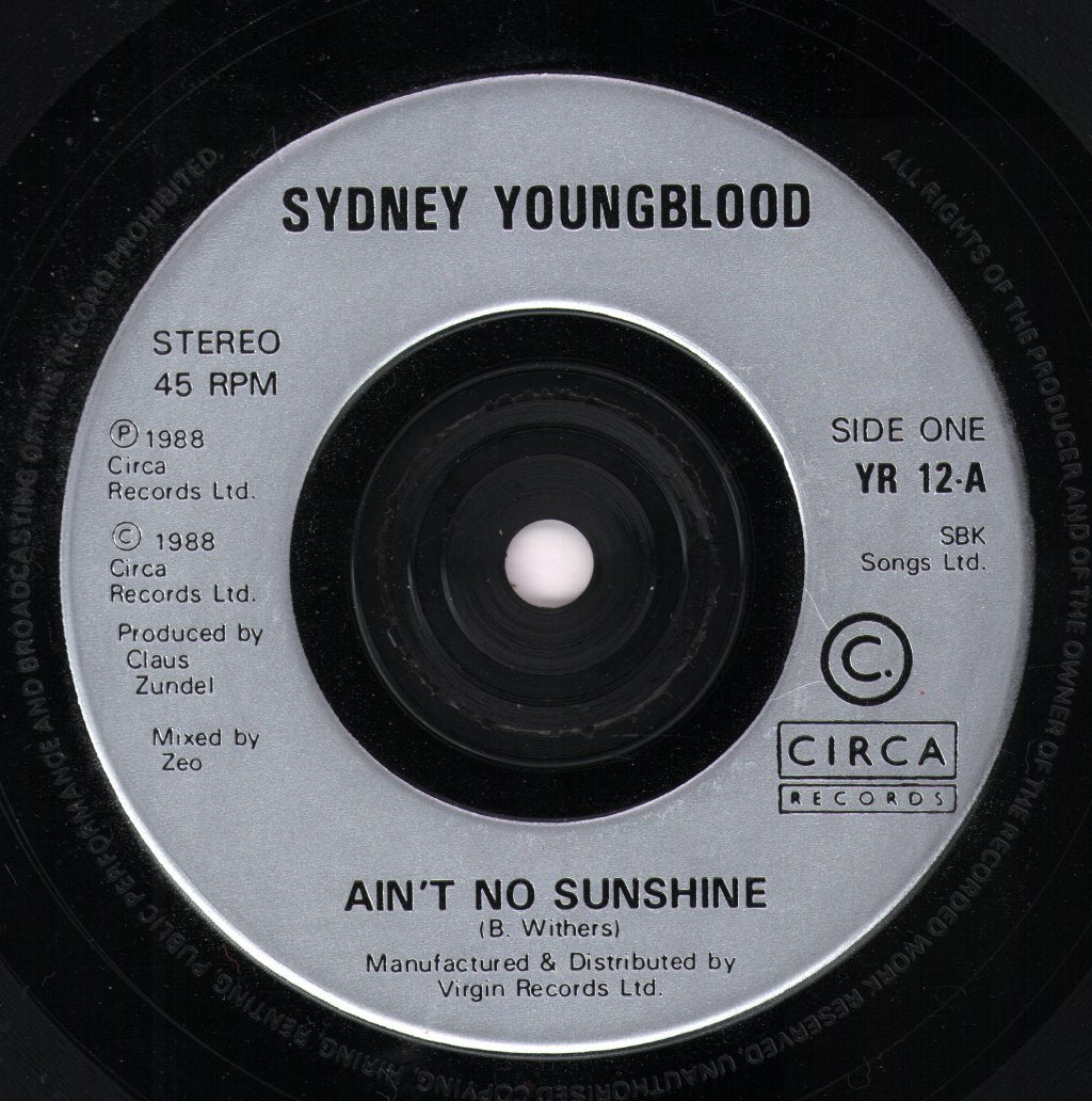 Sydney Youngblood - Ain't No Sunshine - 7 Inch
