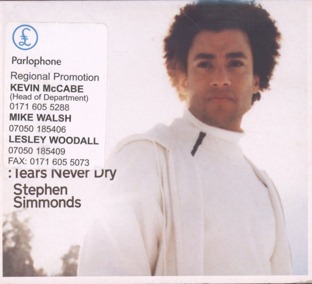 Stephen Simmonds - Tears Never Dry - Cd