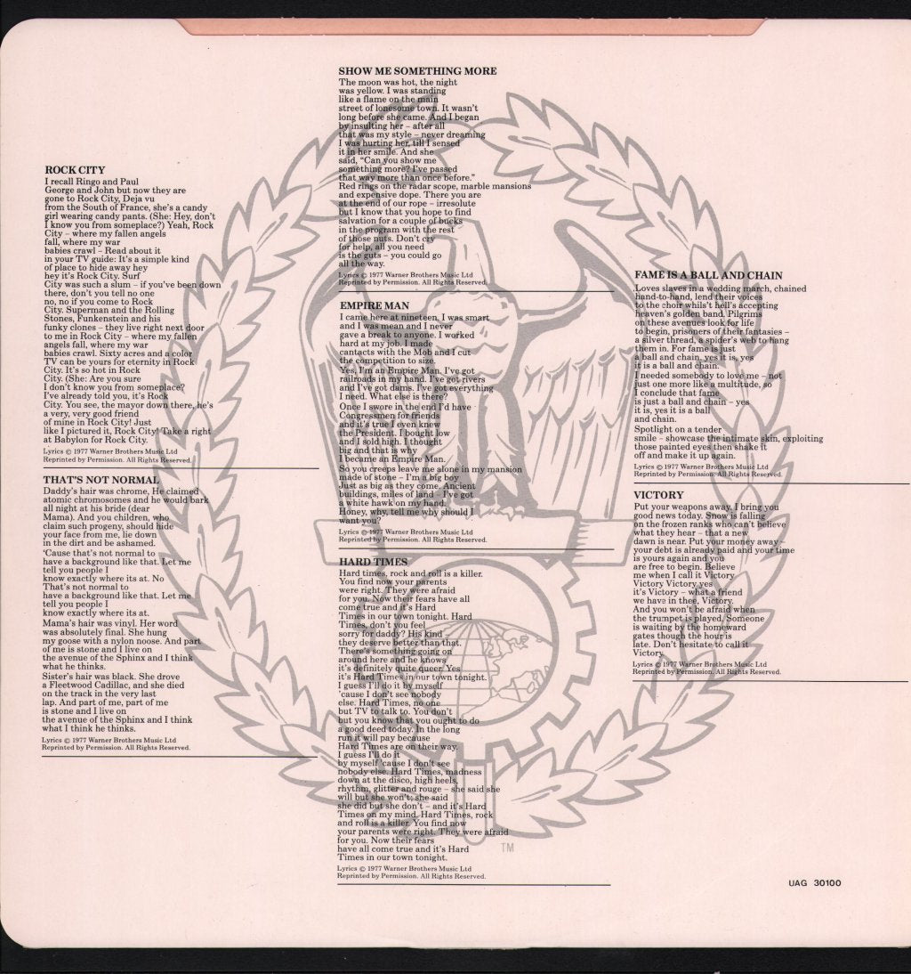 Roderick Falconer - Victory In Rock City - Lp