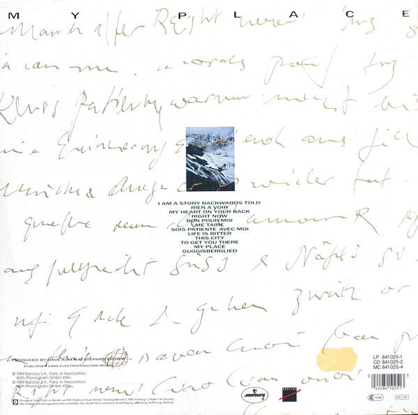 Stephan Eicher - My Place - Lp