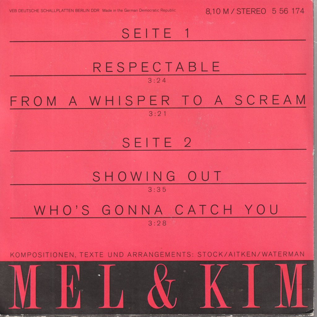 Mel And Kim - Mel & Kim - 7 Inch