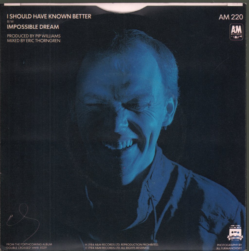 Jim Diamond - I Should Have Known Better - 7 Inch