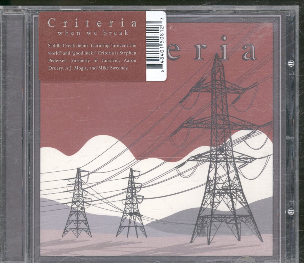 Criteria - When We Break - Cd