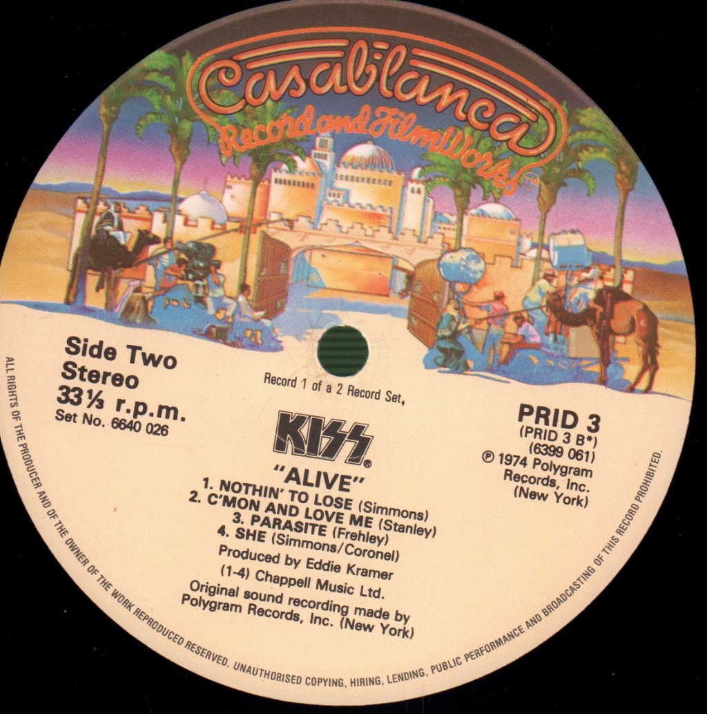 Kiss - Alive! - Double Lp
